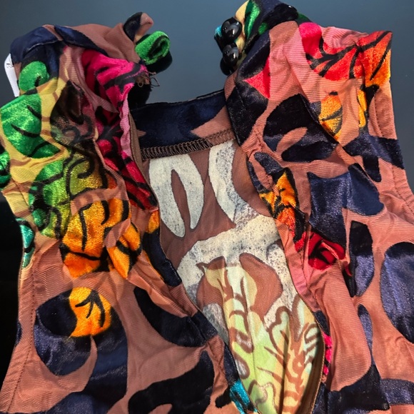 Floral Multicolor Jumpsuit - Picture 6 of 6